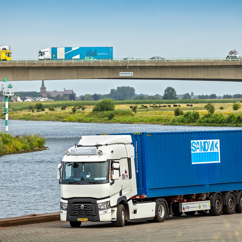 Driving Sandvik truck | Seacon Logistics