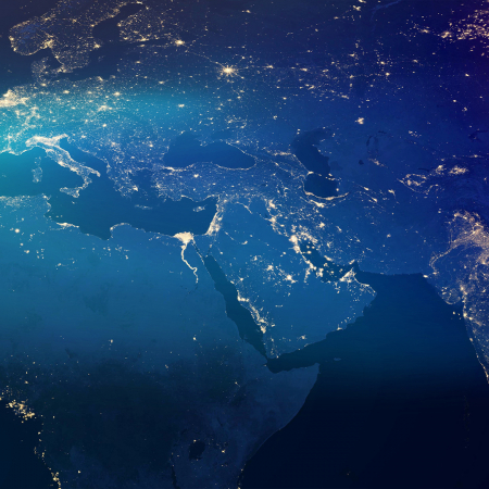 World map dark blue | Seacon Logistics