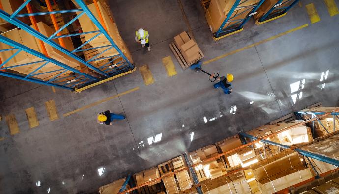 Warehousing photographed from above | Seacon Logistics
