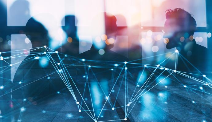 IT network reflecting talking colleagues | Seacon Logistics