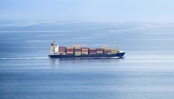 Container ship carrying ocean freight during sea transport | Seacon Logistics